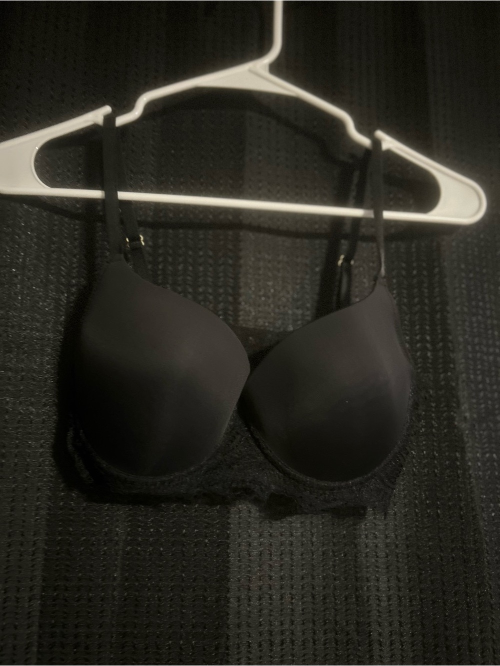 Jessica Simpson Black Lace-Trim T-Shirt Bra